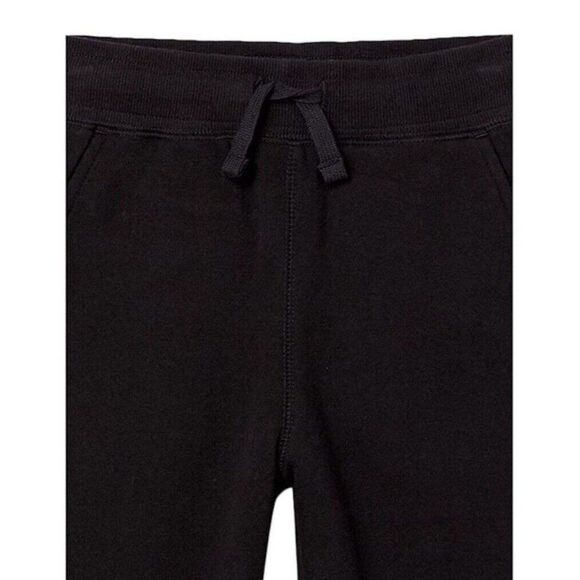 2 Pants Boys Size XS 4-5 Years Sweatpants Black Fleece Jogger - Picture 3 of 12